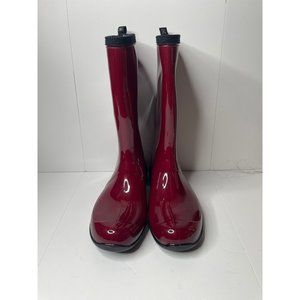 Kamik women's rain boots red size 7